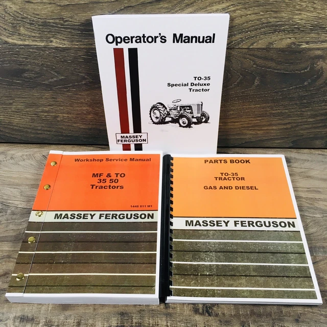Massey Ferguson 35 Manual In Massey Ferguson Tractor Manuals & Publications For Sale | UK - Foto 3