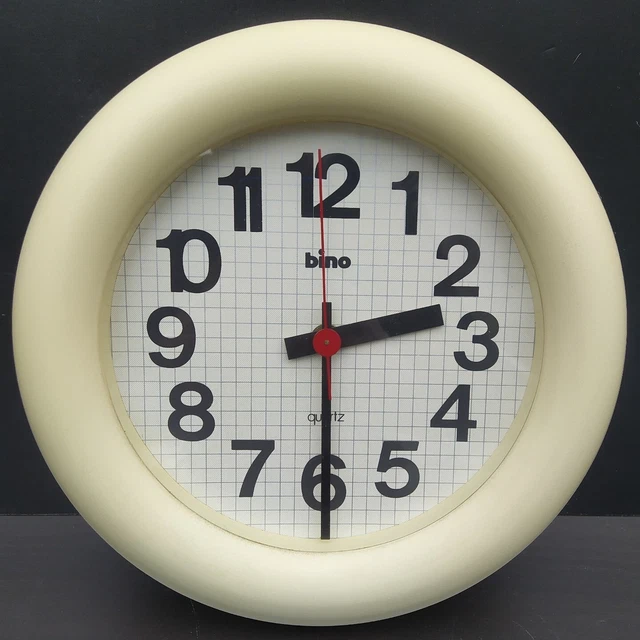 Orologio Da Parte Anni 90 Bino Quartz Lorenz Design Bianco