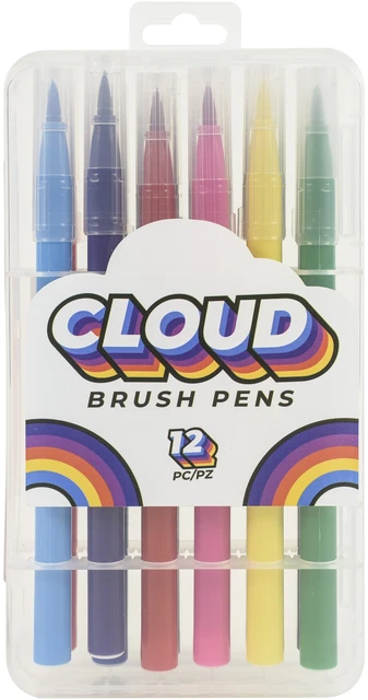 Bolígrafos de cepillo American Crafts 12/paquete-nube -34001806