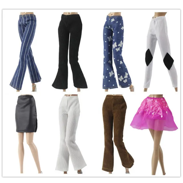 Fashion Doll Pants For 1/6 30cm Doll Clothes Multiple Styles Dolls Accessories;