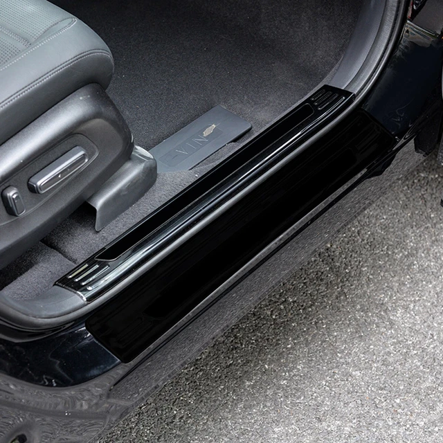 FOR HONDA CRV CRV 20232024 Black Inner Door Sill Threshold Plate