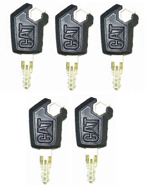 5 OEM STYLE Caterpillar CAT 5P8500 Heavy Equipment Ignition Keys Fits ...