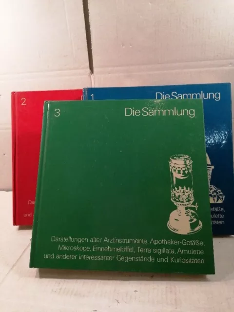 Die Sammlung - Darstellung alter Arztinstrumente, Apotheker-Gefäßs, Mikroskope,