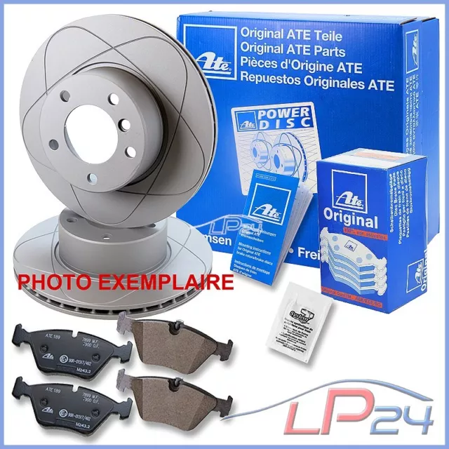 Ate Power Disc Disques+Plaquettes De Frein Arrière Pour Bmw Série 1 E81 E87 118