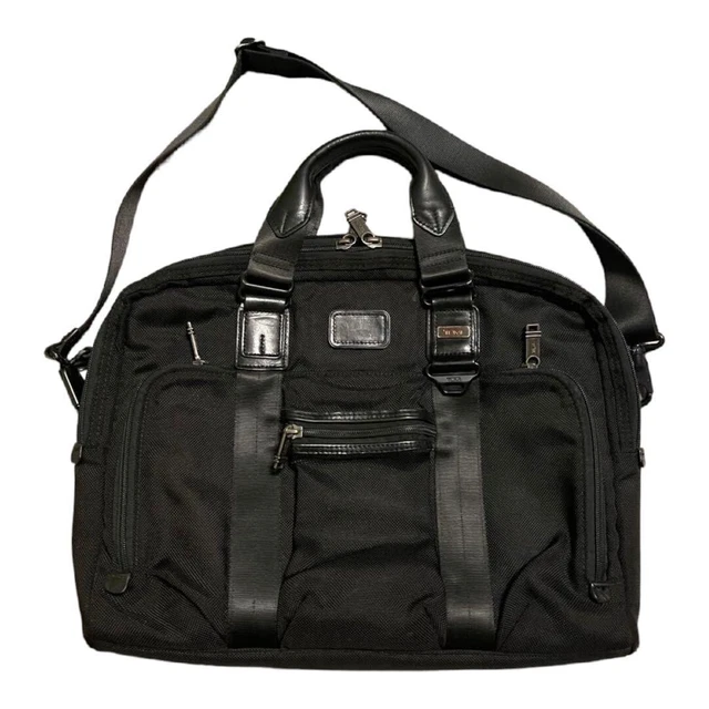 TUMI 22611 DH ALPHA BRAVO Mcnair Slim Briefcase business bag Black