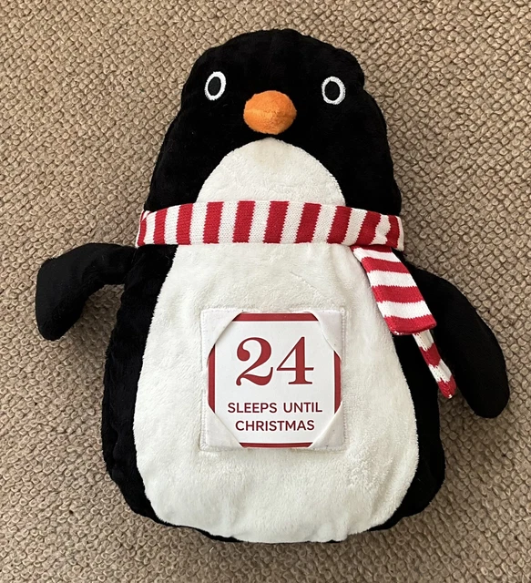 MARKS & SPENCER, Penguin Plush PJ Pyjama Case Countdown To Christmas £