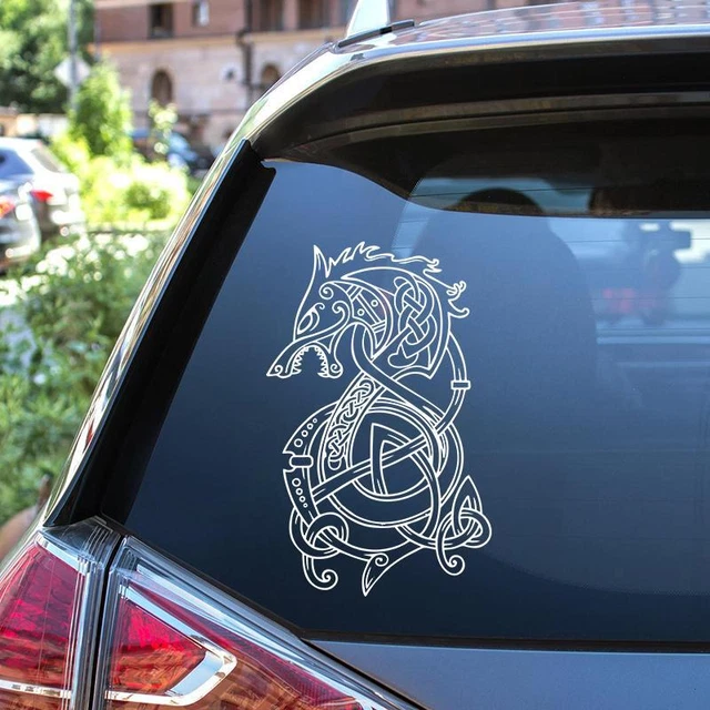 Car Stickers Celtic Norse Viking Vegvisir Compass Navigation Nordic Pagan Galdra