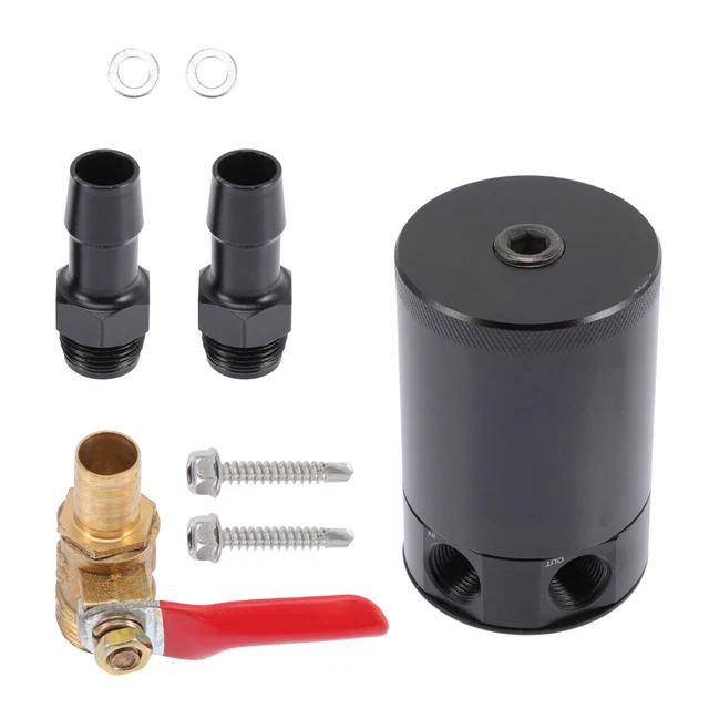 Pendio olio Can Car Oil Reservoir Serbatoio Fermata Tubazione Carburante con Va di Scarico