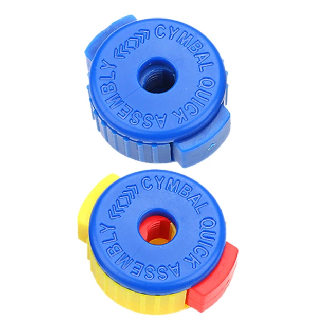 2 pz accessori batteria a sgancio rapido tamburo in plastica dadi per piatti per