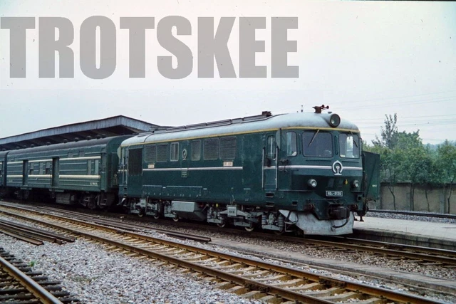 35mm Slide CR China Chinese Railways Diesel Loco ND2 0130 c1981 Original