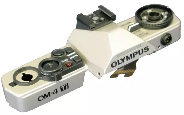 GENUINE OLYMPUS OM-4Ti Top Cover (Ti) - NEW