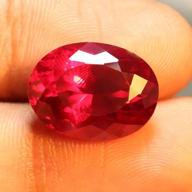 AAA+ Natural 20.45 Ct Rubí rojo sangre de paloma 19x13 mm Corte ovalado VVS...