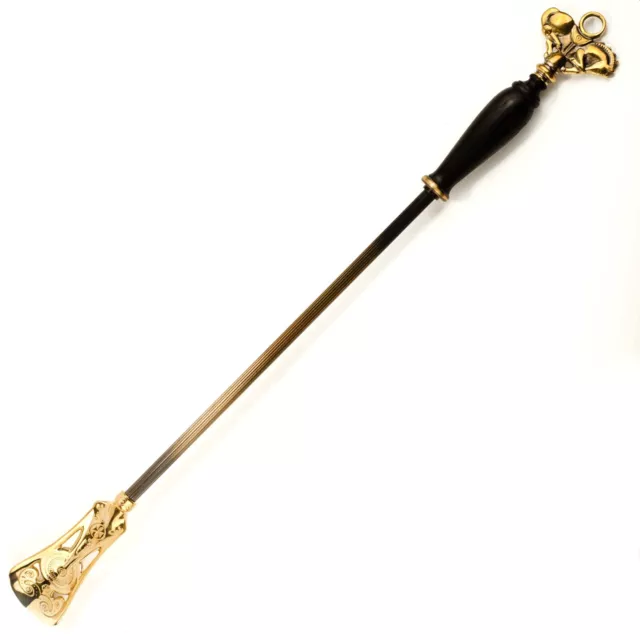 Brass shoehorn "Scythian horse"; Solid brass artwork;