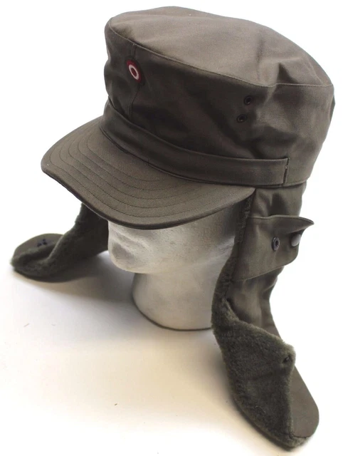 GENUINE AUSTRIAN ARMY WINTER FIELD HAT SIZE 57cm (AUC)