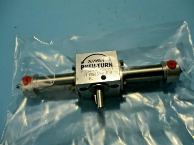 New Bimba Pneu-Turn Pt-006180-A1B1V Rotary Cylinder-Actuator