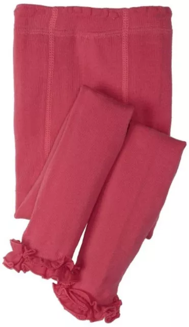 Jefferies Socks Baby Girls' Ruffle Footless Tights Hot Pink