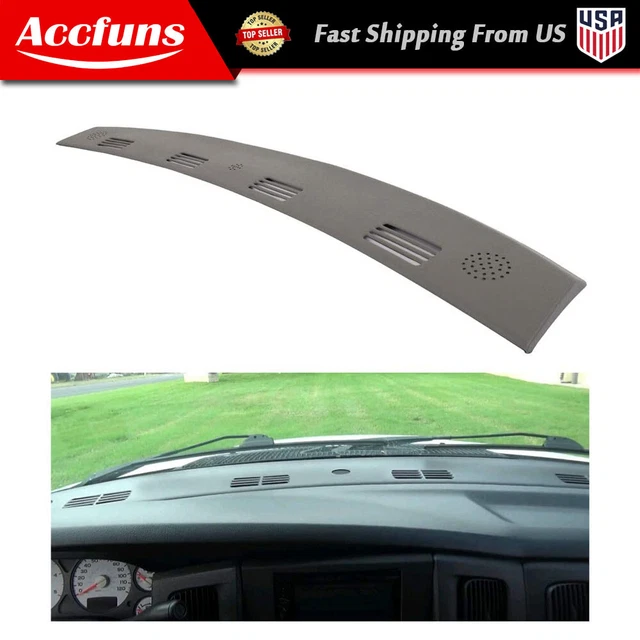 Truck Dash Defrost Vent Grille Cover Cap Overlay Fit For 02-2005 Dodge Ram 1500