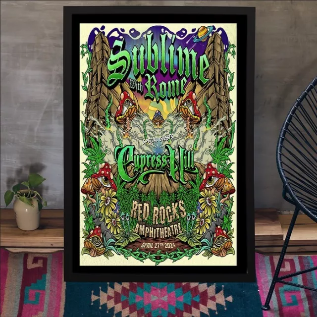 Sublime With Rome April 27, 2024 Red Rocks Amphitheatre Morrison, CO Poster Gift