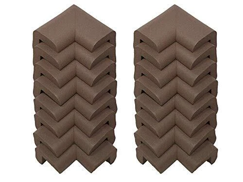 Kidkusion Corner Cushion, Brown, 16-Count