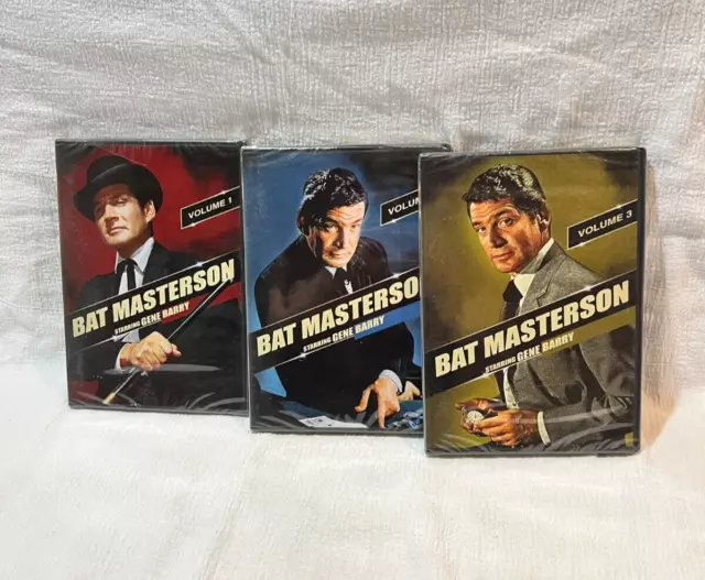 BAT MASTERSON (1958-1961) - Complete Series Seasons 1-3 - Gene Barry ...