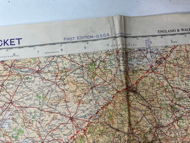 RARE BRITISH ARMY "Exercise Surprise Packet" Training Map 18.88 PicClick