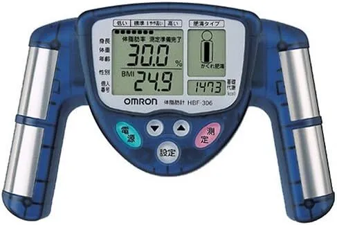 Omron body fat meter Composition Scale HBF-306-A Blue Japan