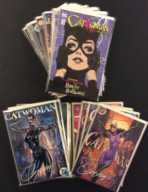 CATWOMAN 80TH ANNIVERSARY 100-PG SPECTACULAR 18 Variants SIGNED J SCOTT CAMPBELL