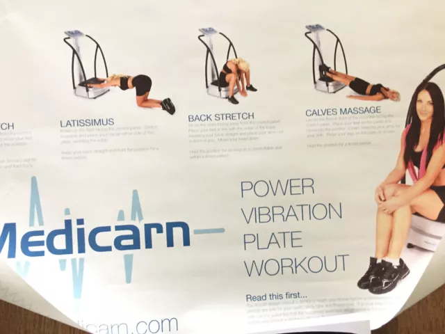 Crazy Fit Massage, Medicarn - Power Vibration Plate Workout Exercise Poster 2