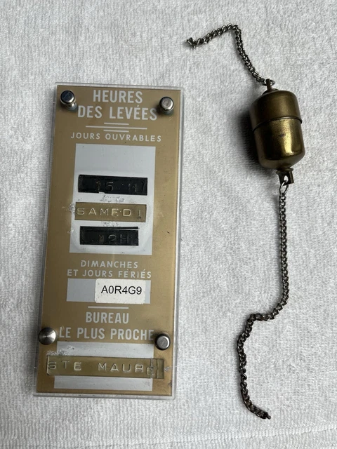 ANCIENNE BOITE AUX Lettres PTT EUR 320,00 - FR