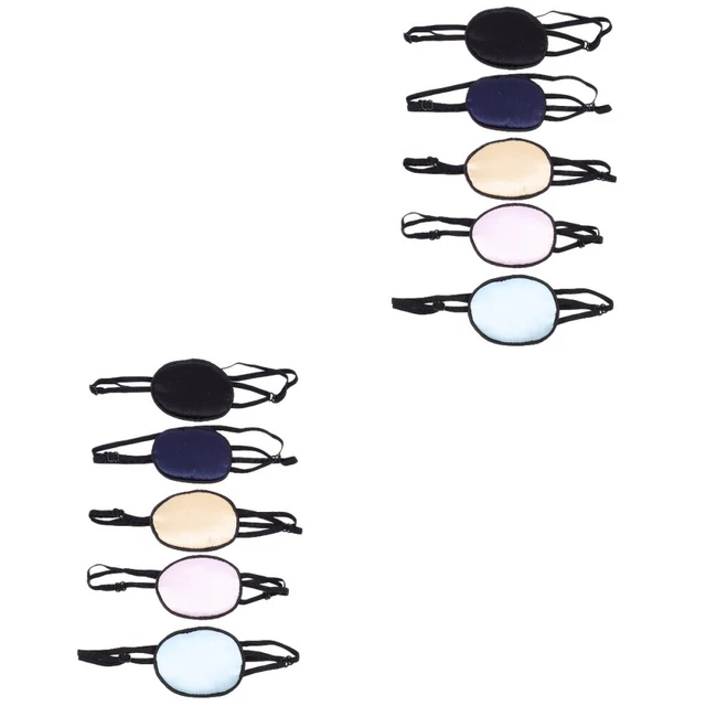 2x Medizinische Auge Patch für Gläser Seide Eye Patches