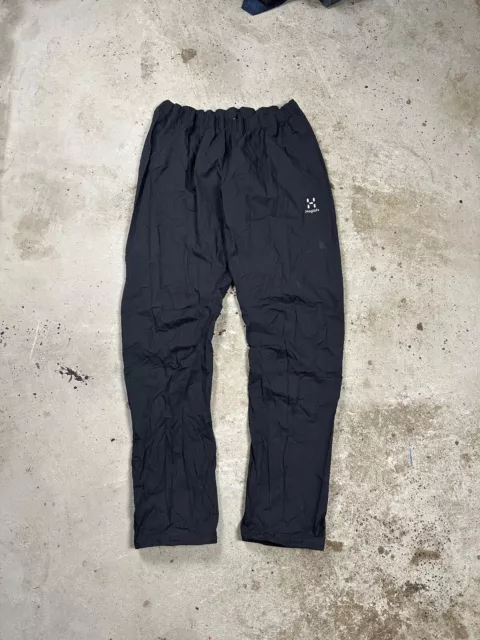 Haglofs LIM Series Black Waterproof Pants Trousers Outdoor