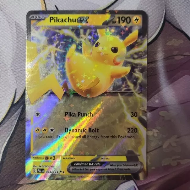 Pikachu 062/193 NM / M - Paldea Evolved Scarlet Violet Pokemon Card