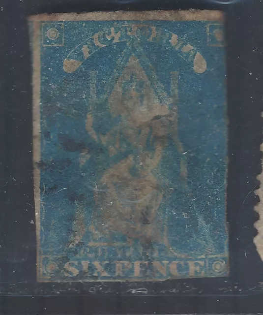 Australian States - Victoria - 1858 QV sg73 Used