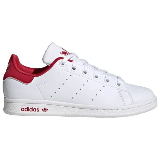 ADIDAS Originals STAN SMITH Scarpe Sneakers Donna IG7686 Bianco Rosso