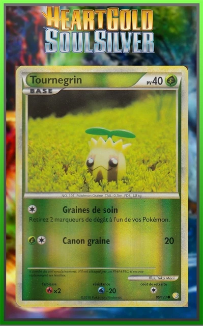 Tournegrin Reverse - HeartGold and SoulSilver - 85/123 - Carte Pokémon Française