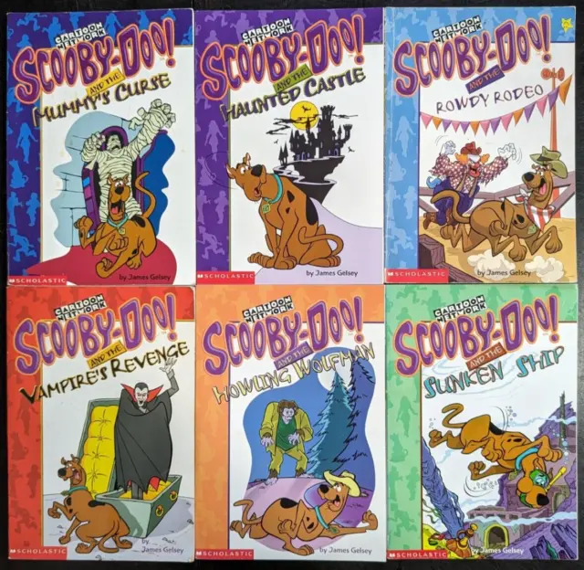 LOT OF 6 “Scooby-Doo Mysteries