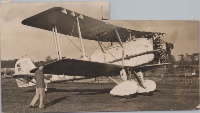 Rnzaf Vickers Vincent Vintage Original Vintage Press Photo New Zealand Nz101