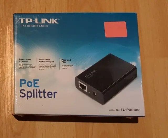 TP-Link TL-POE10R IEEE 802.3af PoE-Splitter (Empfänger / Senke)