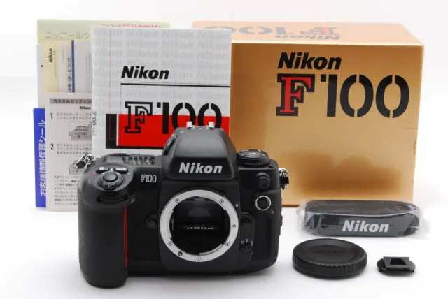 [MINT in BOX] Nikon F100 Black 35mm Film Camera SLR body w/strap From Japan