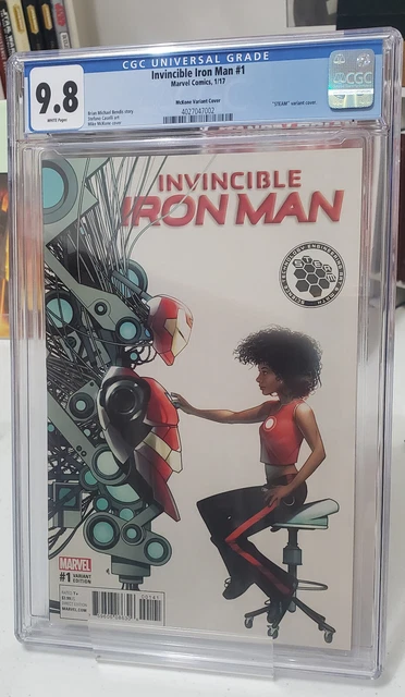 Invincible Iron Man #1 (2017) CGC 9.8 1:10 McKone STEAM Riri Williams Ironheart