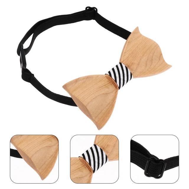 Accessorio tuta mosca di legno 3D collare cane strappabile bambina neonato