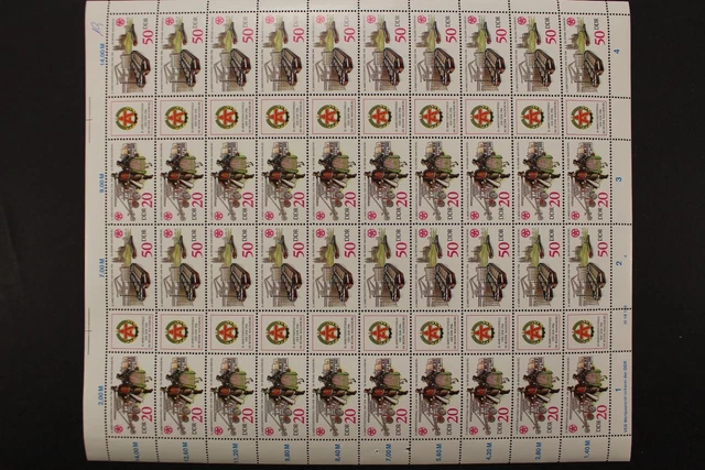 DDR, MiNr. 3028-3029 ZD-Bogen, DV 4, postfrisch / MNH - 654205M