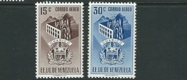 Venezuela 1951 Arme Von Guarico Odd Eigenschaften (Sc C466 C468) VF MNH Frisch