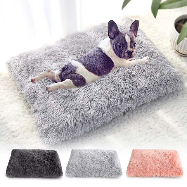 Lit pour chien et chat Peluche corbeille couchage Coussin douillet Tapis Panier