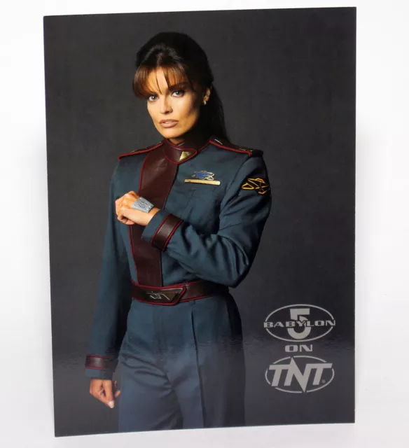 Babylon 5 Tracy Scoggins/Capt. Lochley 1998 TNT Promo 5" x 7" Glossy Photo Card