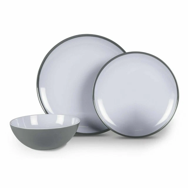 Outdoor Dining Dinner Set Melamine Plate Bowl Cups BBQ Camping Picnic Tableware