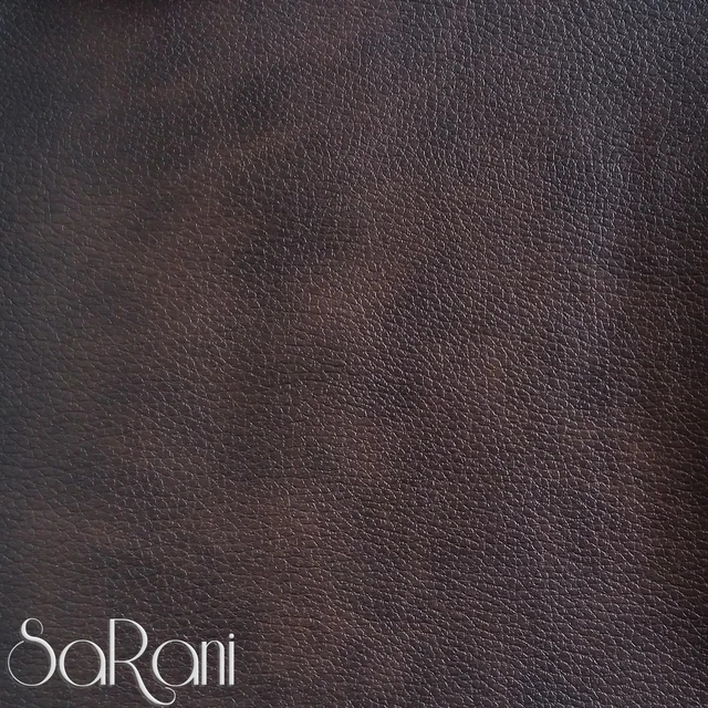 Tissu Simili Cuir Marron Chocolat - 140 Cm De Large, Vendu Au Mètre, Pour Vêtements Ou Déco