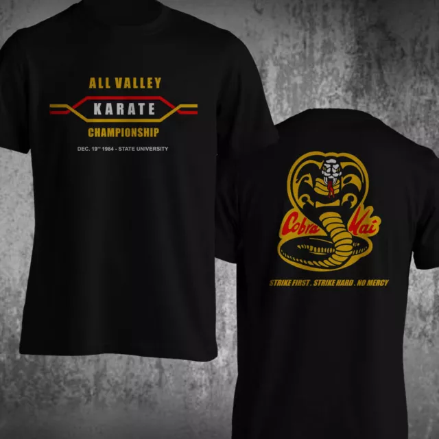 All Valley Karate Championship Karate Kid Cobra Kai Strike Martial Art T-Shirt