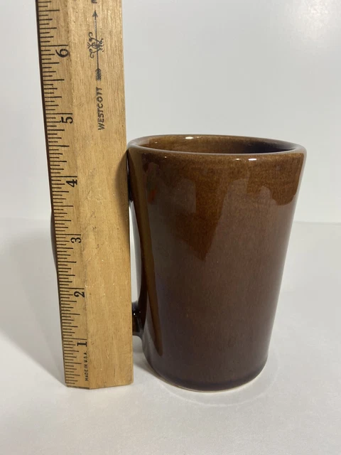 Vintage Brown Glazed Coffee Beer Mug Stein Man Cave USA DCC 10