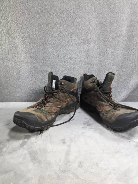 MERRELL MENS BROWN Lace-up Low Hiking Boots Shoes Size 8.5 J12757 $29. ...